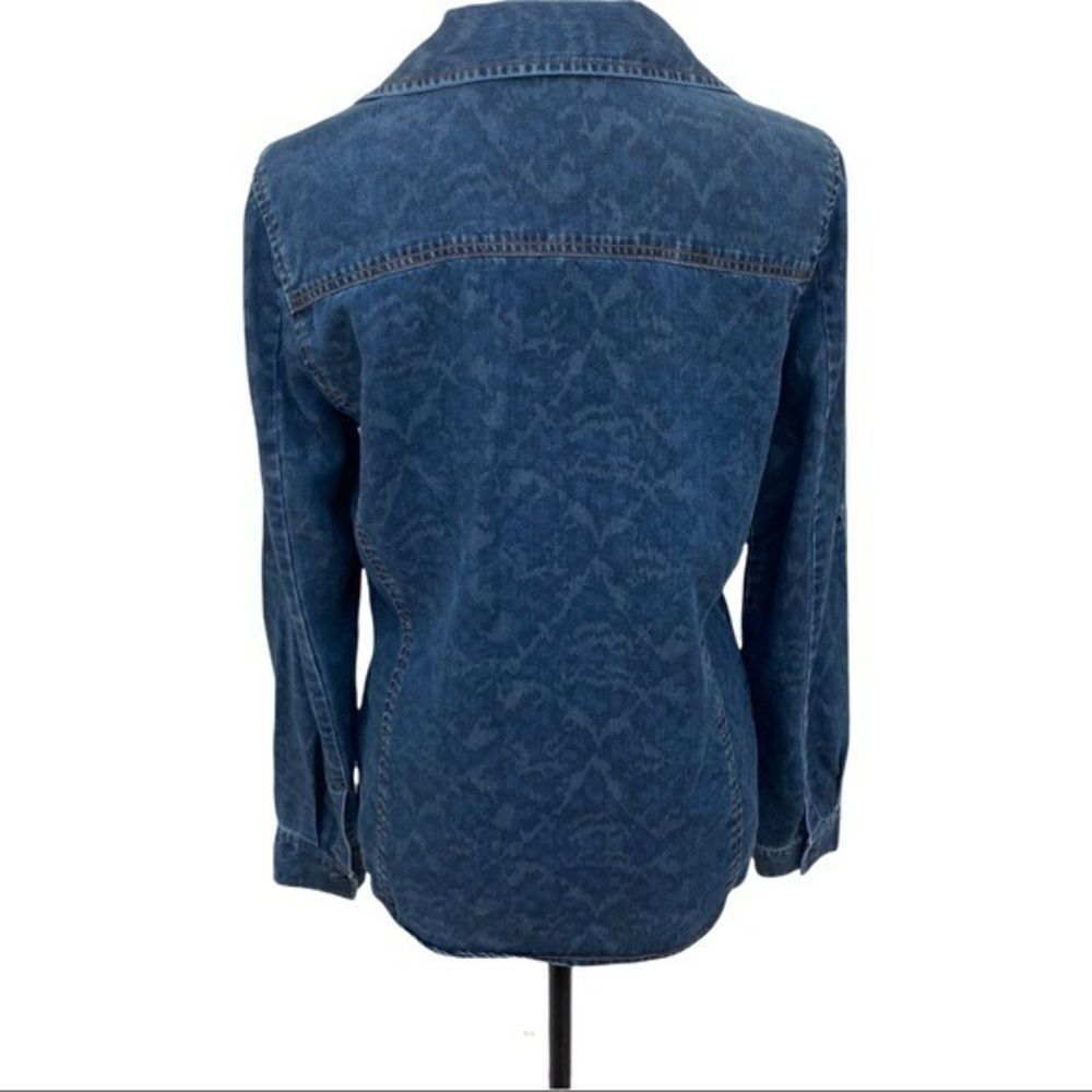 Ecru Tencel Soft Jean Looking Like Button Down Sh… - image 5